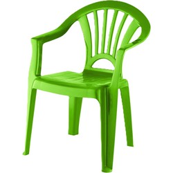 Camping Kinderstoel kunststof - groen - 37 x 31 x 51 cm - Kinderstoelen