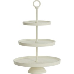 Light&living Etagere 3 laags Ø32x48 cm LUTEK crème