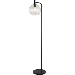 OSIRA Vloerlamp E27 Zwart, helder glas Ã˜250mm