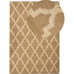 MERMER - Laagpolig vloerkleed - Lichtbeige - 160 x 230 cm - Jute