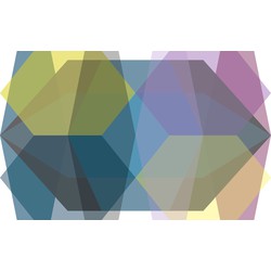 Sanders & Sanders fotobehang edelsteen diamant multicolor - 400 x 250 cm - 612379