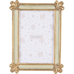 Clayre & Eef Fotolijst 10x15 cm Goudkleurig Kunststof Glas