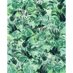 Sanders & Sanders fotobehang jungle bladeren groen - 200 x 250 cm - 612349