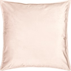 QUVIO Sierkussenhoes - 45x45cm – Fluweel - Licht roze