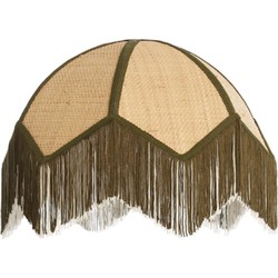 Light & Living - kap - Sulina - groen - plantaardige materialen - Ø 35cm - E27 - 3903376
