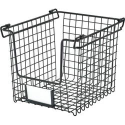 Gevlochten stalen mand 20cm mat classico