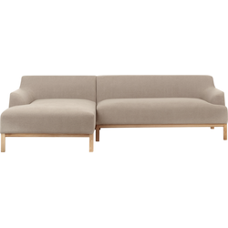 Beliani SOSJO - Hoekbank-Beige-Polyester