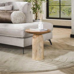 Hoyz Collection - Bijzettafel River Solid L - Massief Acacia Naturel