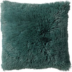 Dutch Decor FLUFFY - Kussenhoes 60x60 cm - superzacht - XL kussensloop - Sagebrush Green - groen - Dutch Decor