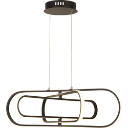Hanglamp Clip - L:80cm Zwart