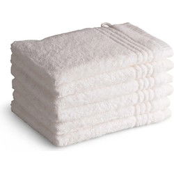 PHLOX Washandjes Set 16x21 cm - 6 stuks - 600 g/m2 Zacht Katoen - Supreme Collectie - Wit