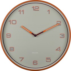 Wall Clock Lined Numbers