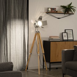 Vloerlamp | Sillin | Zwart  | Woonkamer | Eetkamer | Slaapkamer | Industriële vloerlampen