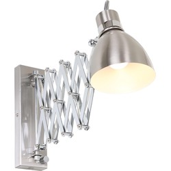 Uittrekbare wandlamp Steinhauer Spring Staal