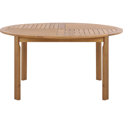 TOLVE  - Tuintafel - Lichte houtkleur - 150 x 150 cm - Acaciahout