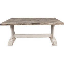 Clayre & Eef Eettafel 190x100x81 cm Bruin Hout