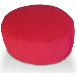 SVJ Yogakussen Rond - 31 x 31 x 16 cm - Katoen - Roze