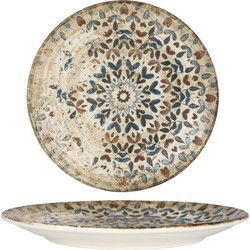 Rinart Dinerbord - Aztec - Porselein - 27 cm - set van 6