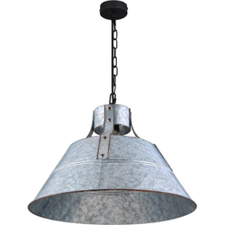 Landelijke hanglamp Günther i - L:45cm - E27 - Metaal - Bruin