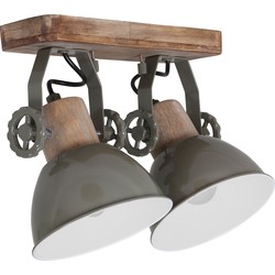 Mexlite wandlamp Gearwood - groen -  - 7969G