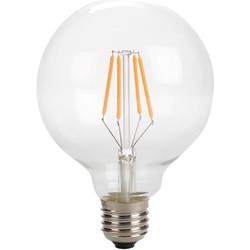 Retro led-gloeilamp g95 4 w e27 intens warmwit