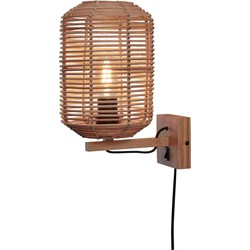 Wandlamp Tanami - Rotan - Ø18cm