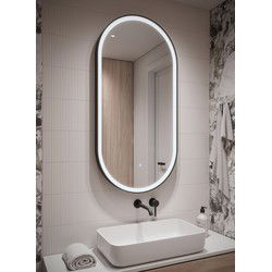 Badplaats Badkamerspiegel Medina LED - 50 x 100 cm - LED verlichting - Badkamer Spiegel - Spiegel Douche