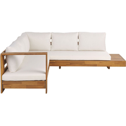 Beliani MARETTIMO - Loungeset-Lichte houtkleur-FSC® gecertificeerd acaciahout