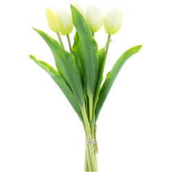 Bosje kunst tulpen Holland Sally X5 cream 36 cm