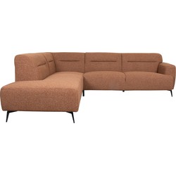 LABEL51 Hoekbank Bolzano - Coral - Boucle - Links
