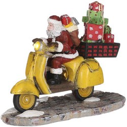 Santa is in a hurry battery operated - l10xw5xh8cm