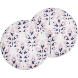 Beliani TORRETTA - Buitenkussen-Wit-Polyester
