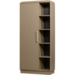 WOOOD Lowen Opbergkast - Grenen - Mud - 221x100x44