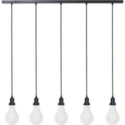 Light & Living - Hanglamp  - 120x12x12 - Zwart