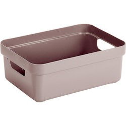 Sunware Opbergbox - kunststof - roze - 9 liter - Opbergbox