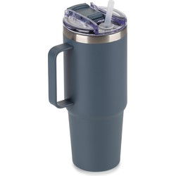 Rosmarino Waterfles - Drinkfles - Thermosfles - Dubbelwandig - 0.9l - Marineblauw