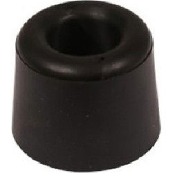 Deurbuffer / deurstopper - zwart - rubber - 35 x 30 mm - Deurstoppers