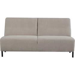 LABEL51 Bank Nero - Naturel - Boucle - 2,5-Zits Zonder Arm
