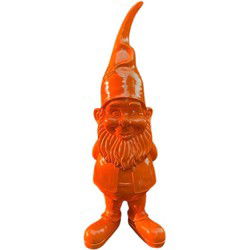 Tuinkabouter 1 Meter - Kabouter Tuin - Tuindecoratie - Cadeau - Oranje - 100 cm