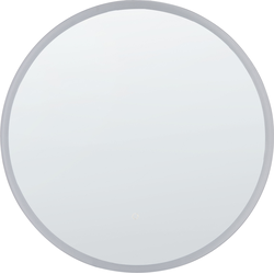 DEAUVILLE - LED-spiegel - Zilver - Glas