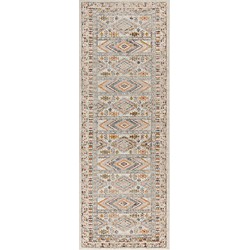 Scandinavisch Boho Tapijt EVELYN - Meerkleurig/Roze - 80x150 cm