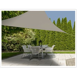 Pro Garden Schaduwdoek - driehoekig - zandkleurig - 300 cm - Schaduwdoeken