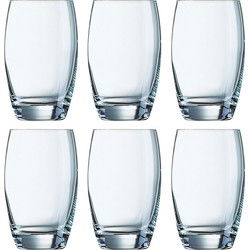 Arcoroc Drinkglazen Salto - 12x - 6 stuks - transparant - glas - 350 ml - Drinkglazen