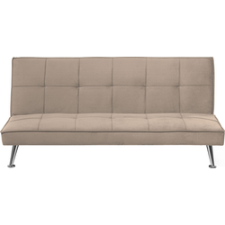 HASLE  II - Slaapbank 3-zits - Zandbeige - Polyester
