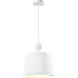 QUVIO Hanglamp rond wit - QUV5148L-WHITE