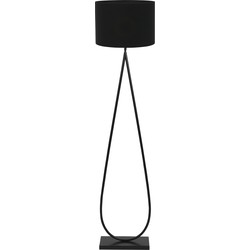 Vloerlamp Tamsu/Livigno - Zwart/Zwart - Ø40x167cm