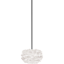 Eos Micro hanglamp white - met koordset zwart - Ø 22 cm