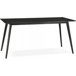 BARISTA eettafel 180x90x75 cm Zwart