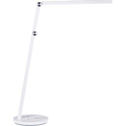 Beliani DORADO - Bureaulamp-Wit-Synthetisch materiaal