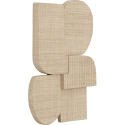 MUST Living Wall panel Tucker,90x60x8 cm, woven palm